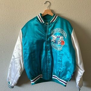Vintage Charlotte Hornets basketball jacket